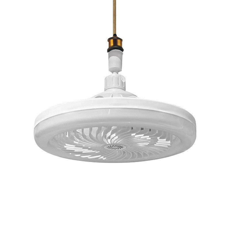 🌀 Ventilador de Techo LED con Mando a Distancia E27 | Silencioso y Eficiente