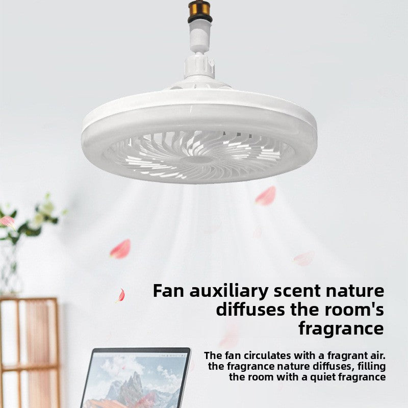 🌀 Ventilador de Techo LED con Mando a Distancia E27 | Silencioso y Eficiente